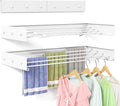 Wall Mounted Drying Rack for Laundry 40'', Folding Drying Rack Clothing Wall by BAKON