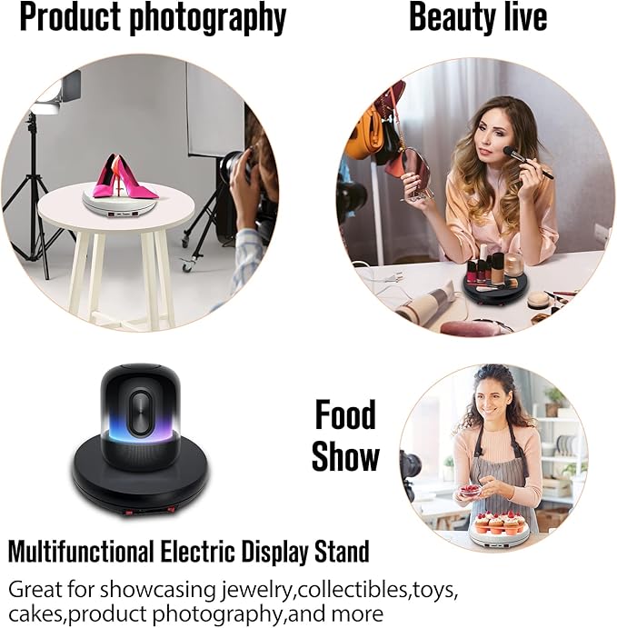 JAYEGT Motorized Rotating Display Stand - Image 3