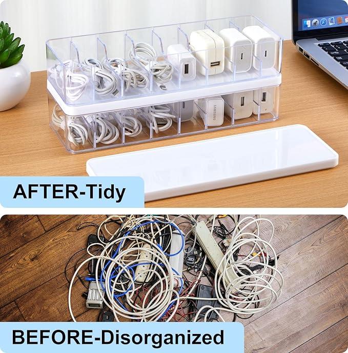 Tatuo 6 Pcs Cable Organizer Box - Image 6