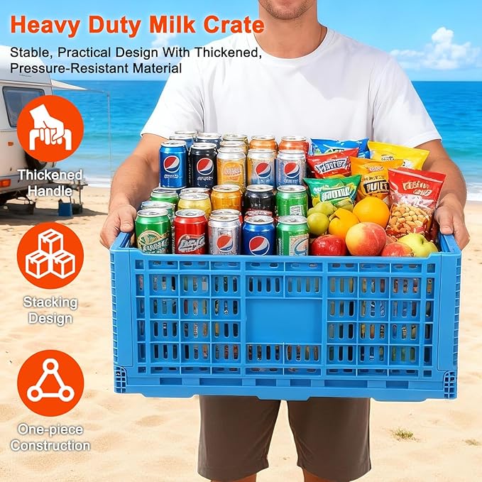 72L Collapsible Milk Crates - Image 5
