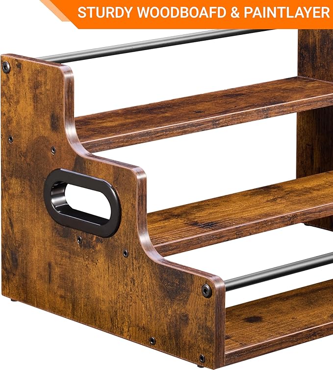 3-Tier Liquor Bottle Display Shelf - Image 8