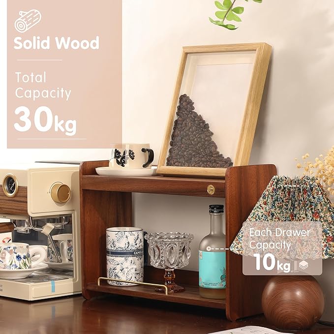 Coffee Mug Holder Wooden Cup Rack Mug Display Shelf Coffee Cup Holder - Image 3