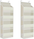 2 Pack Over The Door Organizer, Hanging Storage Organizer by SpaceHacks