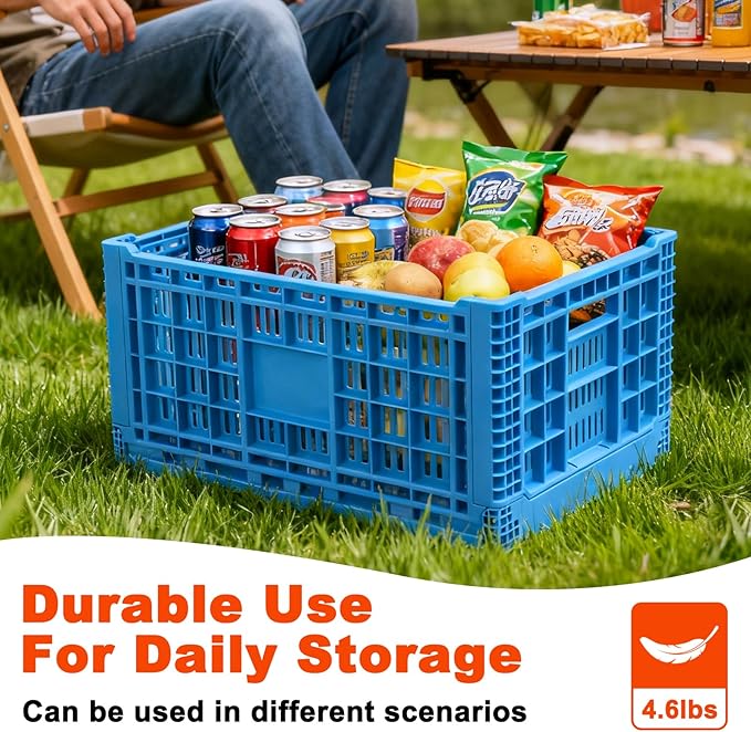72L Collapsible Milk Crates - Image 6