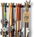 StoreYourBoard Ski Rack Wall Mount – Heavy-Duty Steel Ski Wall Mount Holds Up by StoreYourBoard
