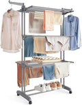 SONGMICS Clothes Drying Rack Stand 4-Tier, Foldable Laundry Drying Rack by SONGMICSbySONGMICSHOME