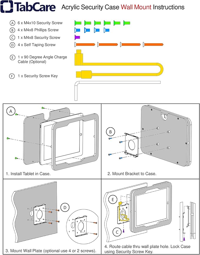 TABcare Anti-Theft Acrylic VESA Enclosure - Image 6