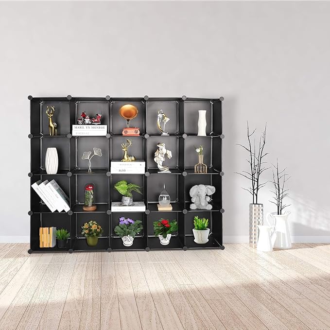 TUMUCUTE Cube Storage Organizer, DIY Plastic Closet Cabinet Modular Bookcase - Image 2