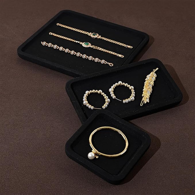Microfiber Jewelry Display Flat Tray - Image 3