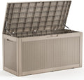100 Gallon Deck Box, Resin Outdoor Storage Box by OutdoorLivingPerfected