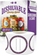 Canning Labels Dissolvable Stickers by MESS