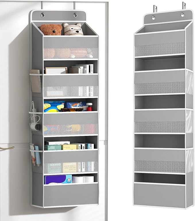 1 Pack 5-Tier Over the Door Organizer, Heavy-Duty Large Deep Pocket Hanging by Unknown
