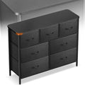 Curved Profile Dresser for Bedroom, Chest of Drawers, 7 Storage Drawers by Sonharlar