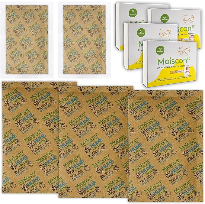 62% Two-Way Humidity Control Packs, 67 Gram 20 Pack by Wisesorb
