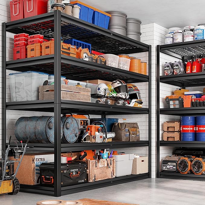 REIBII 78" H Garage Shelving, 5 Tier Storage Shelves Heavy Duty, 3000LBS - Image 5