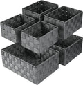 Woven Storage Baskets, Storage Bins, Cube Basket Container Baskets Storage by Uvellgift