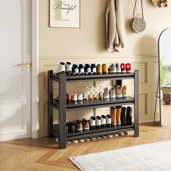 Storage Shelves, Garage Metal Shelving Unit, Adjustable, Double-Layer Column - Image 8
