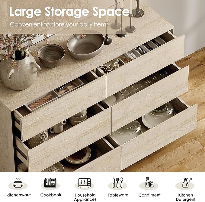 WAMPAT Dresser for Bedroom, Closet Organizers and Storage - Image 9